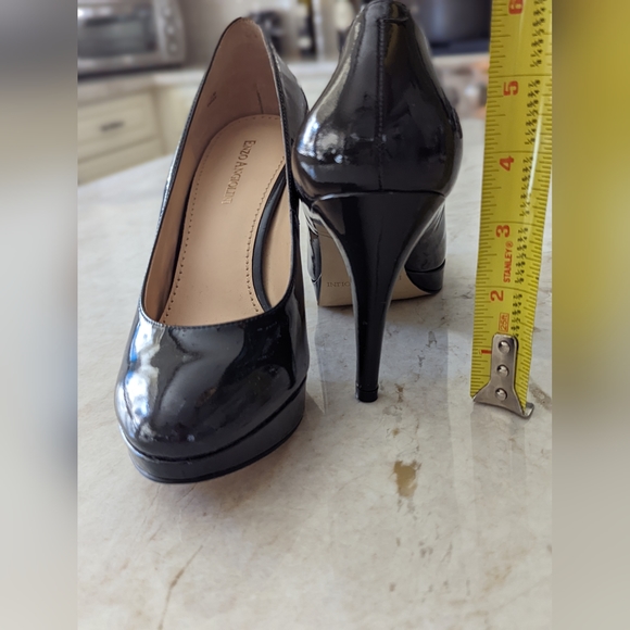 Brand new Enzo Angiolini charcoal gray patent leather heels size 7.5 - Picture 3 of 3